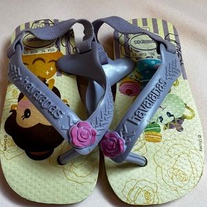 Disney Princess Beauty and The Beast Havaianas Baby Toddler 3C